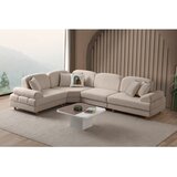 Atelier Del Sofa Aries Modular M ugaona garnitura na razvlačenje 315 × 230 cm, boja kafe s mlekom Cene
