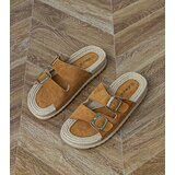 D/CEO Brown flat sandals with buckles on straps Sendi | ePonuda.com