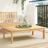 vidaXL Vrtna miza 100x60x30 cm trden akacijev les
