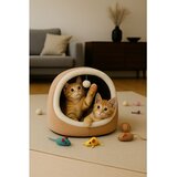 Paws &amp; Whiskers krevet za mačke Alaska STD, 40 x 35 x 35 cm, smeđi Cijene