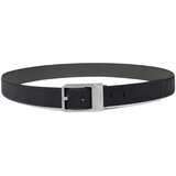 Calvin Klein Jeans Pasovi FACETED BUCKLE 35MM ADJ/REV LV04D7010G Črna | Shoptok.si