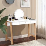  pisalna miza s predalom, računalniška miza, toaletna mizica, pisarniška miza, dim. 106 x 50 x 75,5 cm | Shoptok.si
