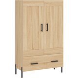 Maison Chic Visoka omara - Komoda - Predalnik sonoma hrast 69,5x31x115 inženirski les, (21720818) | Shoptok.si