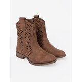 SEASTAR Openwork brown ankle boots | Shoptok.si