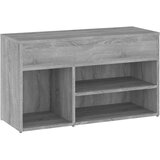  Klupa za cipele boja sivog hrasta 80x30x45 cm konstruirano drvo | Eponuda.ba