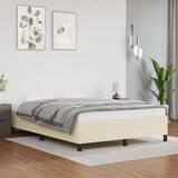 vidaXL Posteljni okvir krem 140x200 cm umetno usnje Cene