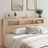 LED uzglavlje boja hrasta sonome 220x18,5x103,5 cm | Eponuda.com