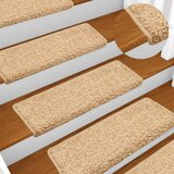  Prostirke za stepenice 15 kom 65x21x4 cm krem pravokutni rub | shoptok.hr