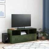 TV ormarić maslinasti 99 x 39 x 44 cm čelični | shoptok.hr