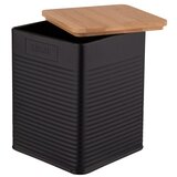 Altom design spremnik s bambusovim poklopcem, šečer, crna, 0204018456 | shoptok.hr