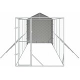  Vanjski kavez za pse s krovom srebrni 2x10x2,5m pocinčani čelik | Eponuda.com
