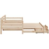  Dnevni krevet na razvlačenje s ladicama bez madraca 80x200 cm | shoptok.hr