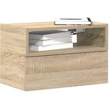 Furnova Stenska nočna omarica 2 kosa sonoma hrast 45x26x28,5 cm, (21926588) Cene