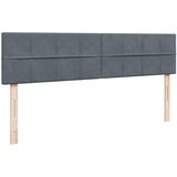  Okvir kreveta s madracima tamnosivi 200x200cm baršunasti | shoptok.hr
