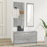  3-u-1 set ormarića za cipele sivog sonome konstruirano drva | shoptok.hr