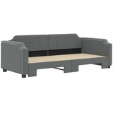  Dnevni krevet na razvlačenje bez madraca tamnosivi 90 x 200 cm | shoptok.hr