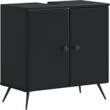  Kupaonski ormarić za sudoper BREDA Crna 59,5 x 31,5 x 59 cm | shoptok.hr