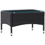 vidaXL Stolić za kavu crni 60 x 40 x 36 cm od poliratana Cijene