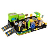  Praonica automobila za igru sa 2 auta i raznim rekvizitima - zeleno/žuti | shoptok.hr