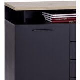Premium Living komoda maxi, temno siva, hrast | Shoptok.si