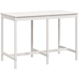  Vrtni stol bijeli 159,5 x 82,5 x 110 cm od masivne borovine | shoptok.hr
