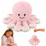  Plišana igračka hobotnica s elastičnim pipcima, ružičasta, 30 cm | shoptok.hr