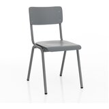 Tomasucci Sivi jedilni stoli v kompletu 2 kos Old School - Tomasucci | Shoptok.si
