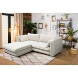 MID.YOU KOTNA SEDEŽNA GARNITURA, struktura krem barve | Shoptok.si