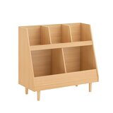 SoBuy otroška knjižna omara, knjigarna za otroke montessori, otroška knjigarna KMB111-N, (22108381) | Shoptok.si