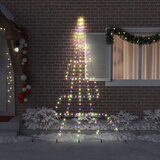 vidaXL LED božično drevesce med 168 LED večbarvno 511 cm Kovina | Shoptok.si
