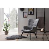 Livetastic FOTELJ, siva, črna tekstil | Shoptok.si