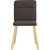 vidaXL Jedilni stoli 2 kosa temno rjavo blago | Shoptok.si