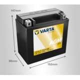 Varta akumulator powersports agm YTX14-BS12V, 12Ah, l+ Cene