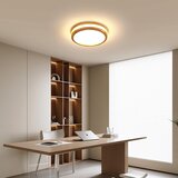 PHEASHINE LED stropna svetilka 30cm, 24 W leseni dizajn | Shoptok.si