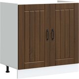  Kuhinjski ormarić za sudoper s pohranom Lucca 2 pcs Smeđi hrast | shoptok.hr