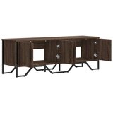 TV ormarić smeđa boja hrasta 122 x 34 x 41 cm konstruirano drvo | Shoptok.si
