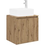 vidaXL Umivalnik s pritrditev na steno Artisan hrast 49,5 x 41 x 63 cm, (5000245189) | Shoptok.si