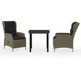  3-dijelni vrtni blagovaonski set smeđi | shoptok.hr