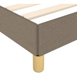  Okvir za krevet bez madraca smeđesivi 80x200cm od tkanine | shoptok.hr
