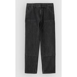Carhartt WIP Double Knee Kavbojke black stone washed u