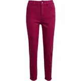 Orsay Dark Pink Women's Shortened Slim Fit Jeans - Women