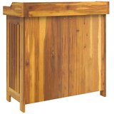  Vrtni ormar Prirodna 78 x 36,5 x 78cm Čvrsto drvo akacije | shoptok.hr