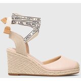 Polo Ralph Lauren Espadrile Paislee ženske, roza barva | Shoptok.si