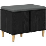  Klupa za hodnik s jastukom s vratima Crni Hrast 60 x 38 x 46 cm | Eponuda.ba