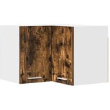 vidaXL Viseča omarica Riga Dimljen hrast in bela 57 x 57 x 40 cm | Shoptok.si