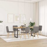 Maison Chic Jedilni stoli - Vzorci stoli 6 kosov taupe blago A1335, (22030995) Cene