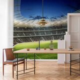  Foto tapeta - Football pitch - illuminated stadium with crowded stands 200x140 Premium | shoptok.hr