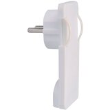  Šuko ploščati vtikač 16A, 230V, 3500W bel | Shoptok.si