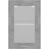 Viseći stakleni ormarić "Lyon" betonsko sivi 40x31x60 cm Inženirsko drvo | shoptok.hr