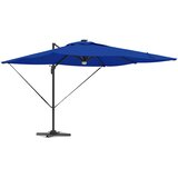 Roma Suncobran Plava 286 x 284 x 270 cm Aluminij i poliester | shoptok.hr